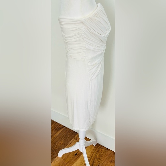 EXPRESS white strapless dress   Women size Medium - Picture 5 of 8